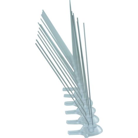 Bande anti-pigeons EDIALUX ORSEC 2 33 cm pointes inox Base polycarbonate translucide