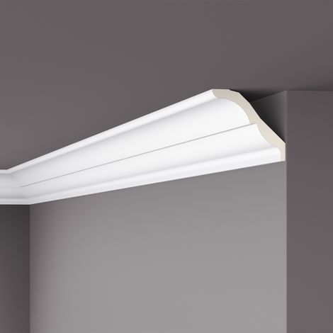 Eckleiste NMC Z21 ARSTYL Noel Marquet Zierleiste Stuckleiste Modernes Design weiß 2 m (1/4)