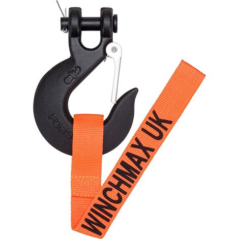 Winch Hook 3/8 Inch Clevis Forged G70. For Winches up to 14,000lb
