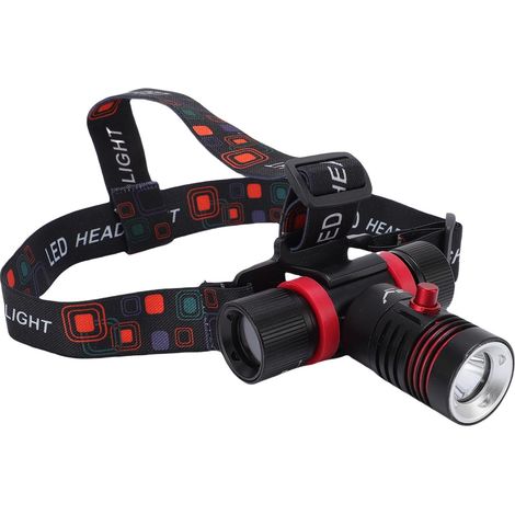 Lampe frontale de plongée sous-marine 5000LM IPX8 étanche 3 modes, portée de 80 m (262,5 pieds) pour la plongée en apnée (1/5)