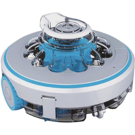 Robot Limpiafondos Inalámbrico RUMBOO  Succión 60 L/min  Batería Litio  Especial Piscina Desmontable Fondo Plano