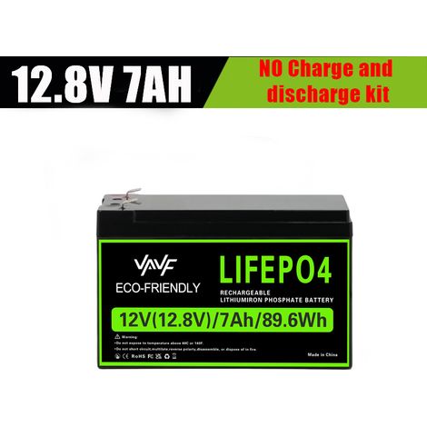 Lithium iron phosphate battery packs, 12V/12.8V, photovoltaic energy storage, RV/forklift power supply, LiFePO4 energy storage battery - 12.8V 7AH battery - 12.8V