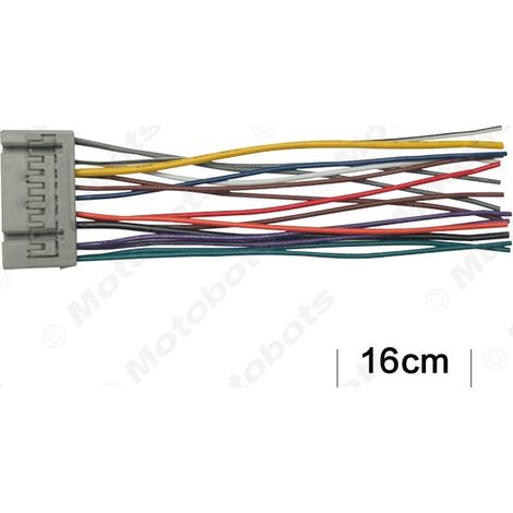 Compatible with Isuzu original car CD player audio adapter cable for car audio/video upgrade. (1/4)