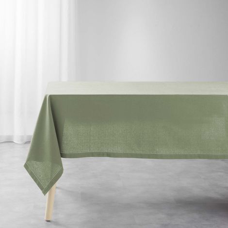 Nappe de Table Uni "Charline" 140x240cm Kaki (1/3)