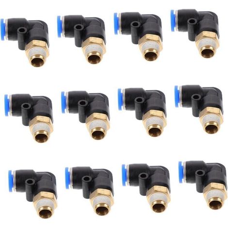 30 Pièces Raccords instantanés pneumatiques connecteurs de tuyaux bouchon de raccords de compresseur d'air accessoire compresseur à air raccords de tuyaux raccords de tuyauterie,de DEBUNS (1/5)