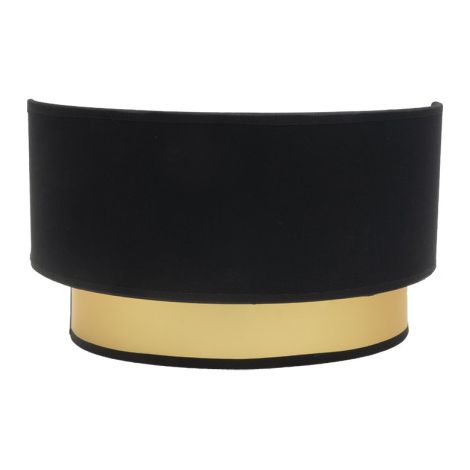 Lampada da parete Anuska 1xe27 Nero/oro 17x30x16 cm (1/2)