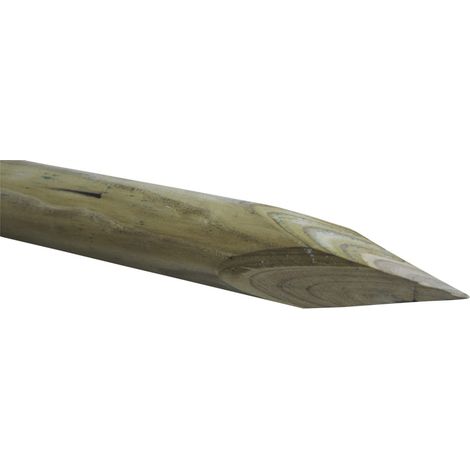 Baumpfahl 200 cm, Ø 6 cm, kesseldruckimprägniert Holzpfosten (1/3)