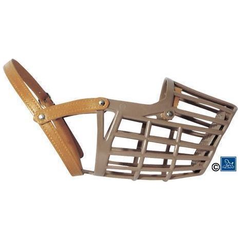 Muselière en plastique ARPPE taille 2, caramel, PVC