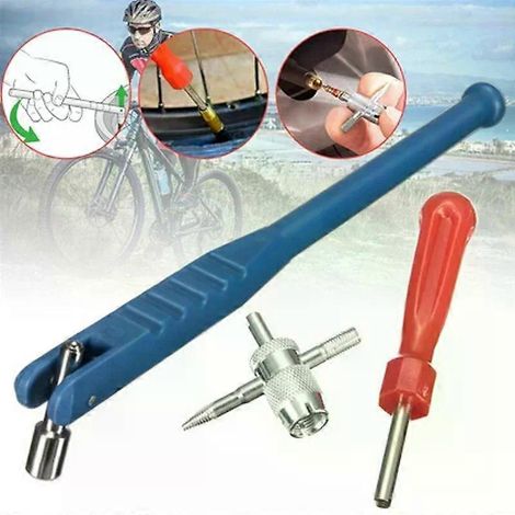 Für Reifenventil-Abzieher, Rohr-Metall-Reifenreparaturwerkzeug, Ventilschaft-Kernentferner, Auto-Motorrad-Motorradwerkzeug, Reifenreparaturwerkzeug - JXLGV (1/4)