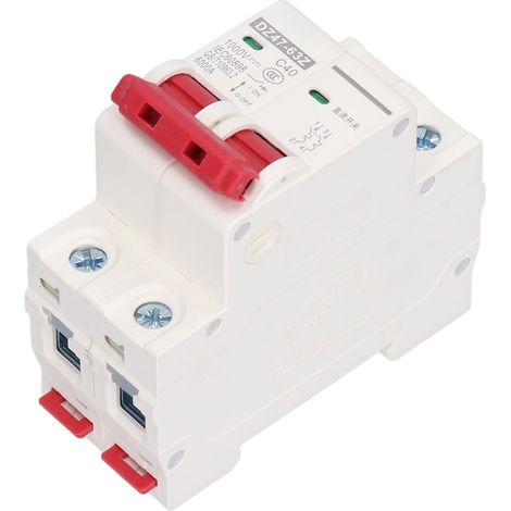 Miniatur-Leistungsschalter 2P 40A 1000V DC DZ47-63Z C40, Trennschalter für Photovoltaik-Solaranlagen, DIN-Schienenmontage, Schutz vor Stromausfällen. (1/5)