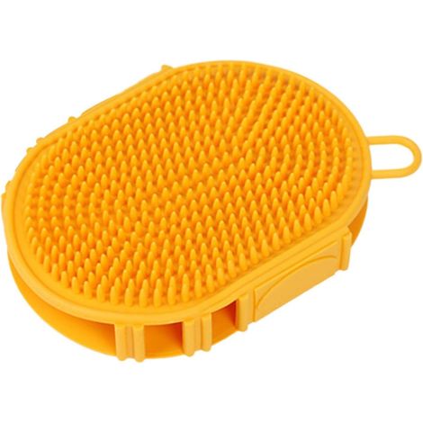 Brosse de Bain Chien Massage Pour Chiot Outil De Brossage Pour Chiot pour Propriétaires d'Animaux Toiletteurs Bénévoles Cliniques Vétérinaires Maison Salon Douche (1/5)
