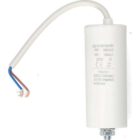 Nedis Capacitor CBB60 20UF 450Vac Cable