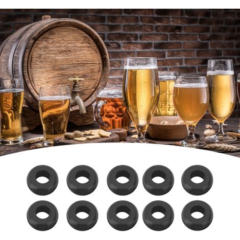 10 Stück Gärverschluss-Dichtungsringe für Gärbehälterdeckel, Bierbrauzubehör (1/5)