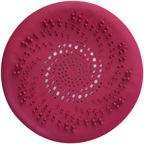 Pièces de protection anti-obstruction en silicone rouge pour bonde d'évier et de sol (1/4)