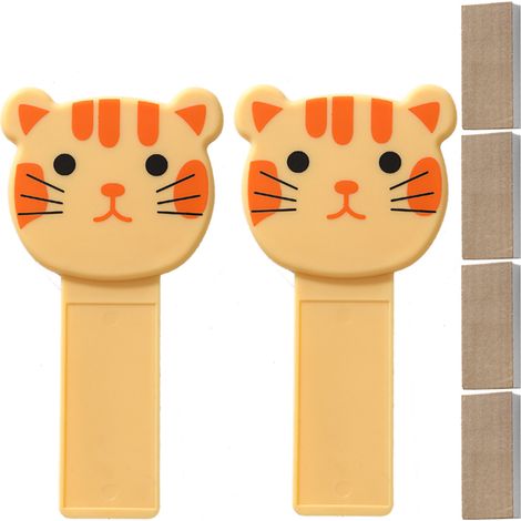 Elevador de asiento de inodoro con diseño de dibujos animados, 2 piezas, mango ergonómico para mayor higiene, gato de café.