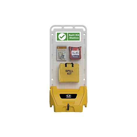 Estación de servicio móvil SAFETY POINT  con tapa bajo llave 