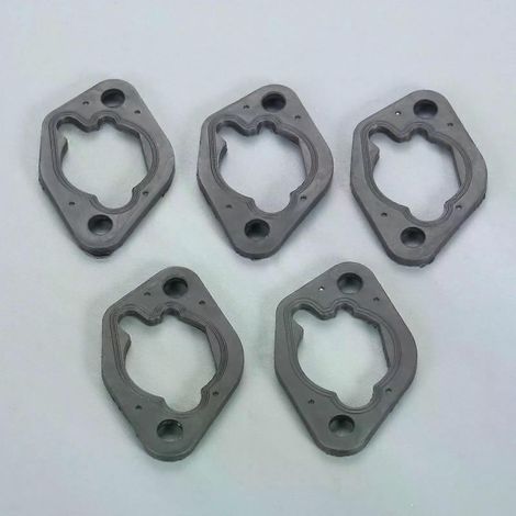 Lot de 5 joints adaptateurs de filtre à air pour moteurs Honda GX120, GX140, GX160, GX200, 168F et 170F (générateur/débroussailleuse) - Remplace la pièce d'origine 16220-ZE1-020 (1/5)