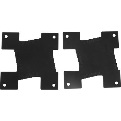 2 Pièces Jauge de Profondeur de Table de Dégauchisseuse Précision Noire pour Mesure de Hauteur en Menuiserie (1/5)