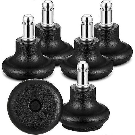 Lot de 5 roulettes pivotantes de rechange pour chaise de bureau, tabouret coulissant à profil haut de 5 cm (1/5)