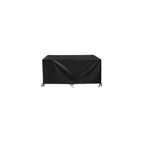 Housse de protection rectangulaire pour meubles de jardin, tissu Oxford 210D, 150 x 90 x 80 cm, imperméable et résistante aux UV (1/4)