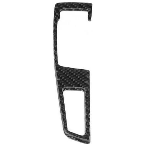 [JAMAIS UTILISÉ]Couvercle d'habillage de panneau de bouton de changement de vitesse en fibre de carbone pour F07/ F10/ F25/ F26 2009-2016 LHDB (double interrupteur) (1/4)