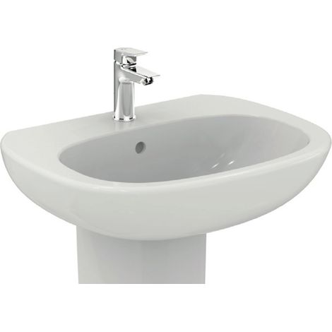 Lavabo 65x50 cm bianco lucido - Ideal Standard Tesi New