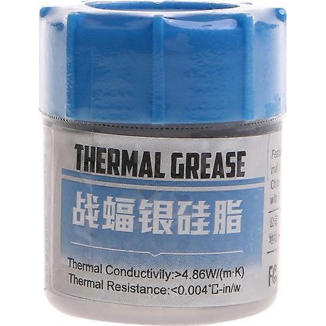 Graue Nano-Wärmeleitpaste, Silikon-Kühlkörpermasse 4,8 W