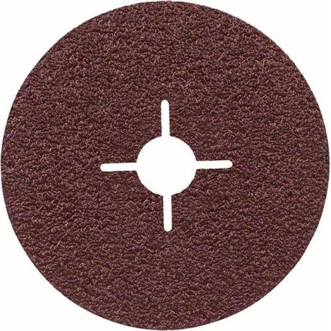 Bosch 50x disques abrasifs sur fibres Expert for Metal corindon 125 mm 22 mm 24 - 2608605474 (1/2)