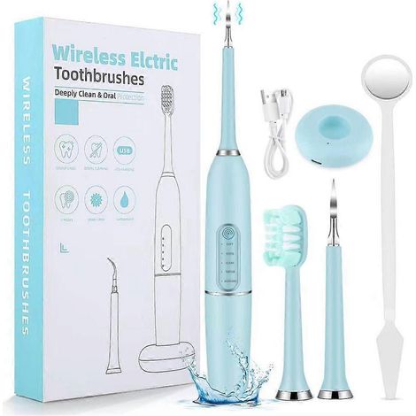 Brosse à dents électrique ultrasonique pour le nettoyage et le blanchiment des dents (1/5)