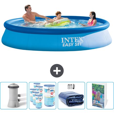 Intex Piscine Easy Set Ronde - 366x76 cm - 5-pièces  SCB102 (1/5)