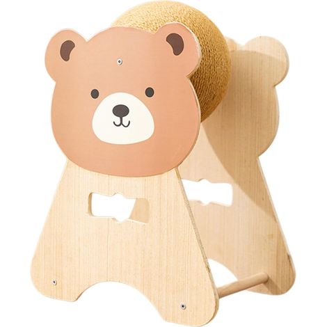 Jouet Griffoir Félin Sisal Ergonomique Antidérapant  Accessoire de pour chaton Pour chaton petit moyen grand enrichissement salon chambre (1/5)