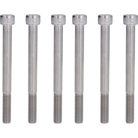 10 vis à tête cylindrique creuse, acier inoxydable A2-70, adaptées aux machines industrielles, M10x150. (1/5)