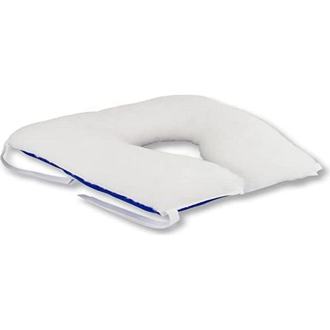 Coussin Anti-escarres, 44x38 cm, Forme Fer à Cheval, avec Trou, Prévention et Traitement des escarres, Postural Coccyx, Fauteuil Roulant, Canapé, Orthopédie