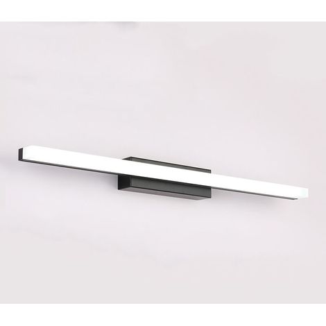 Tonchean – 40cm 9W LED Bathroom Wall Light – Stainless Steel and Acrylic – 6000K Cool White Light – 800 LM – Moisture Resistant (1/4)
