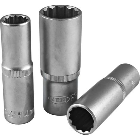 Llave de vaso jbm xzn 12 puntos 19 mm 75 mm
