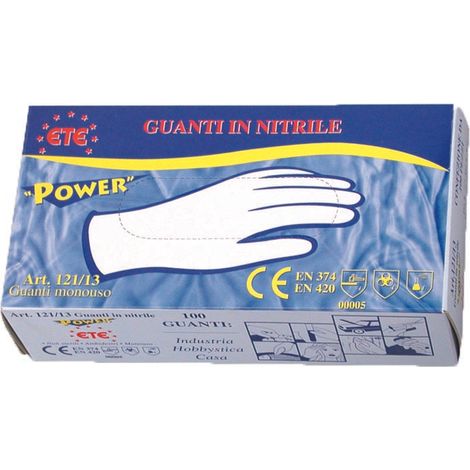Guantes de nitrilo tg.m cf.100
