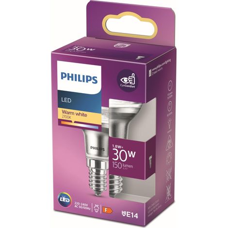 ampoule LED Réflecteur R39 E14 30W Blanc Chaud, Verre (1/5)