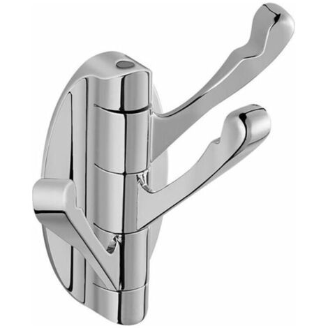 (95x108x25mm) Wall Mounted Swivel Hook, Towel Hook with Folding Swing Arm, Wall Mounted Swivel Hook with Three Folding Arms, Towel Rack Wall Mount for Bathroom (1/5)