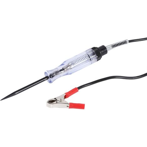 Testeur de Tension Voiture 6V 12V 24V DC - Stylo avec Longue Sonde et Ampoule pour Circuit Auto Camion (1/5)