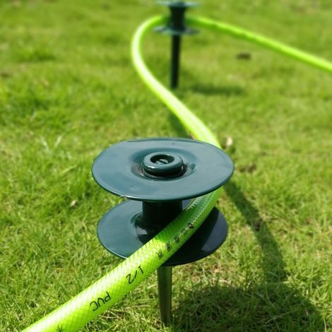 Fournitures de jardin : colliers de serrage pour tuyaux d'arrosage, roulettes de guidage pour tuyaux d'arrosage, piquets de guidage pour tuyaux d'arrosage, girouettes pour tuyaux d'arrosage, piquets d (1/5)