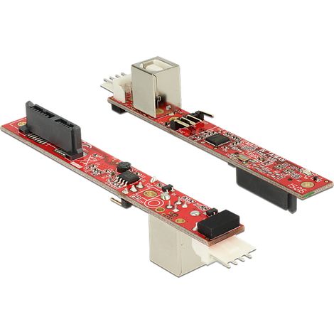 Delock Convertidor Slim SATA 13 pin a USB 2.0 Tipo-B hembra