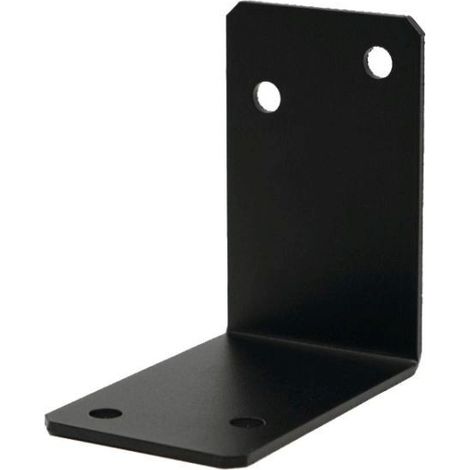 Simpson Strong Tie – Equerre d'assemblage 90° en acier galvanisé S250GD+ZM310 – Finition noire – Pour fixation sur bois dur et béton armé