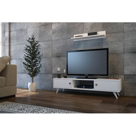 Étagère à Livres Décor Egal Étagère Murale au Design Moderne (1/4)