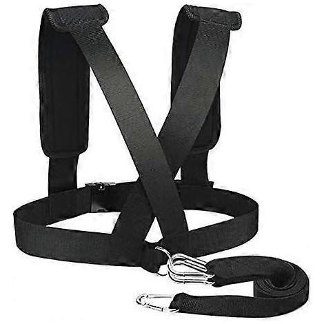 harnais de traîneau, harnais de traction pour pneus, harnais de traction, ceinture de traction, harnais d'entraînement de résistance pour fitness et vitesse, équipement de football américain (1/5)