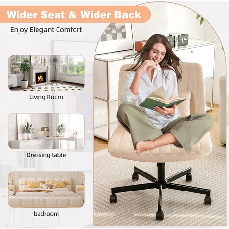 Chaise bureau pivotante même conception, roulettes silencieuses et assise confortable