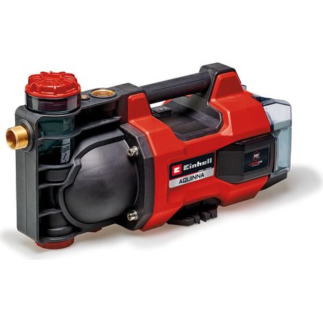 Einhell Pompe d'arrosage sans fil AQUINNA 36/34 Solo PXC (36V, Débit max. 3,400 L/h, Pression 3,7bar, mode ECO et BOOST) Livré sans Batterie ni Chargeur
