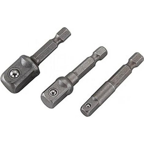 Adaptateur Jeu 1/2 3/8 1/4 Hex Shank 3x - Outils de Précision - Polyvalent et Pratique - Chantier et atelier - Beast (1/5)