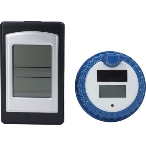 Thermomètre de piscine IPX8, étanche, à énergie solaire, sans fil, flottant, jauge de température de l'eau, pour jacuzzi, étang, Aquarium (1/5)
