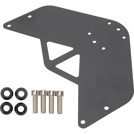 Support de charnière de trappe à carburant en acier inoxydable, kit de fixation pour verrou de réservoir d'essence, remplacement pour Wrangler JK JKU JL JLU (1/5)