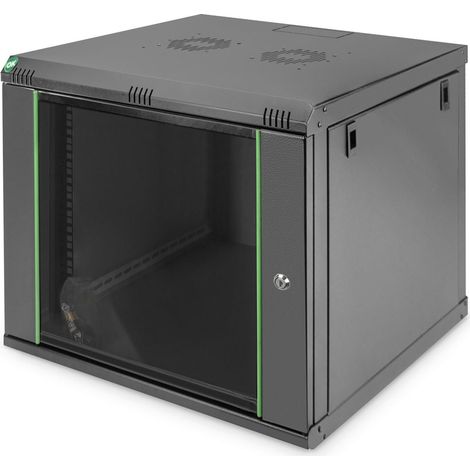 Digitus Armadio 9 Unità Da Muro Per Reti (A) 505 X (L) 600 X (P) 450 mm Colore Nero (1/4)